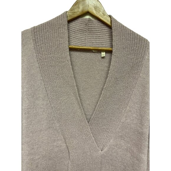 Soft Surrounding Women's Sweater V-Neck Purple Sweater Alpaca Wool  Size Large - Picture 2 of 9